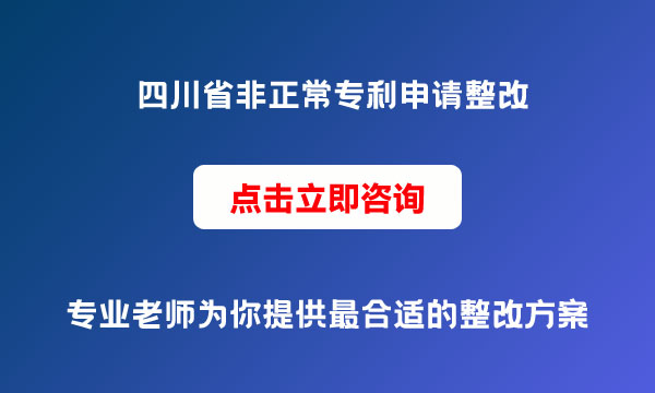 非正常专利申请整改