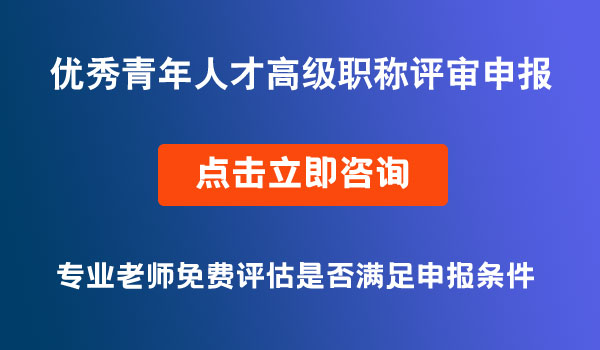 优秀青年人才高级职称评审