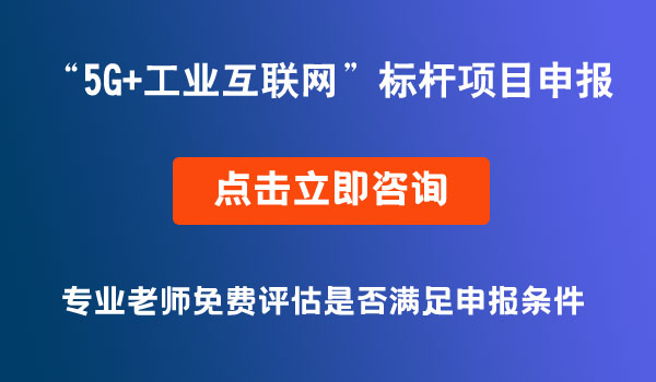 5G+工业互联网标杆项目申报