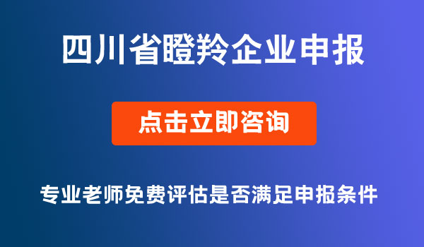 四川瞪羚企业申报
