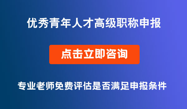 优秀青年人才高级职称申报