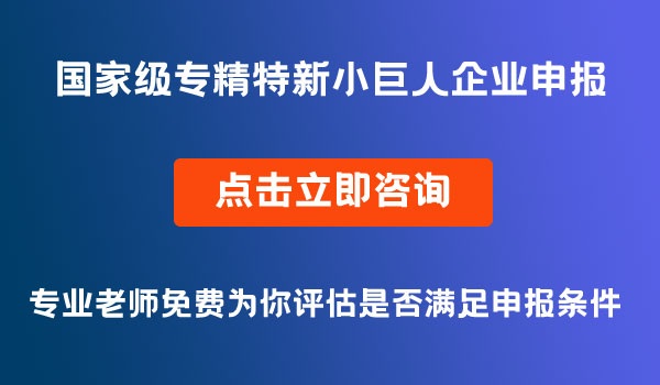 专精特新小巨人