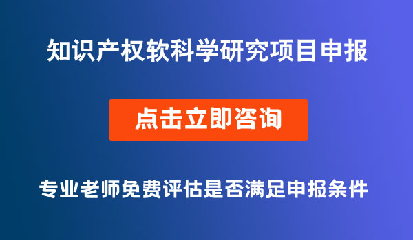 知识产权软科学研究项目