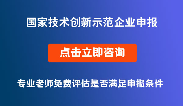 国家技术创新示范企业申报