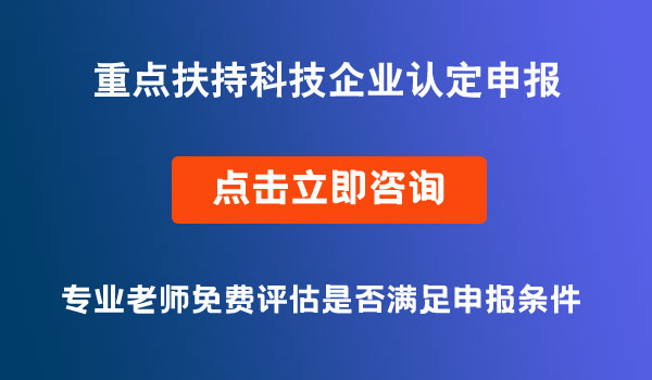 重点扶持科技企业认定