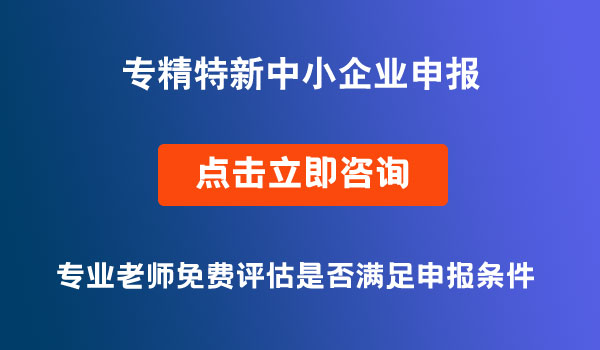 专精特新企业申报