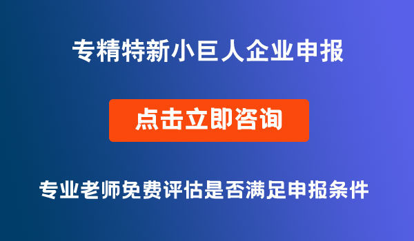 专精特新企业申报