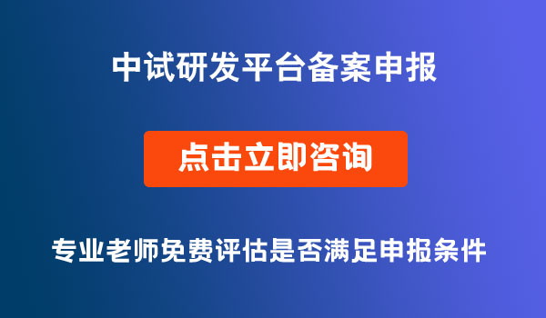 中试研发平台备案申报