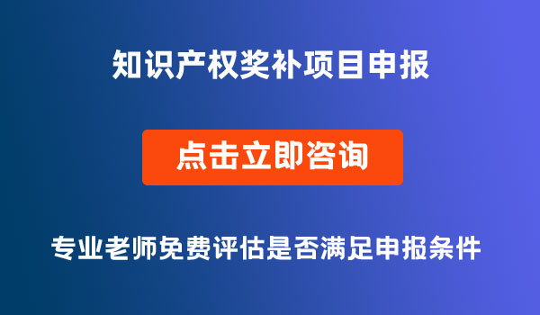 知识产权奖补项目申报